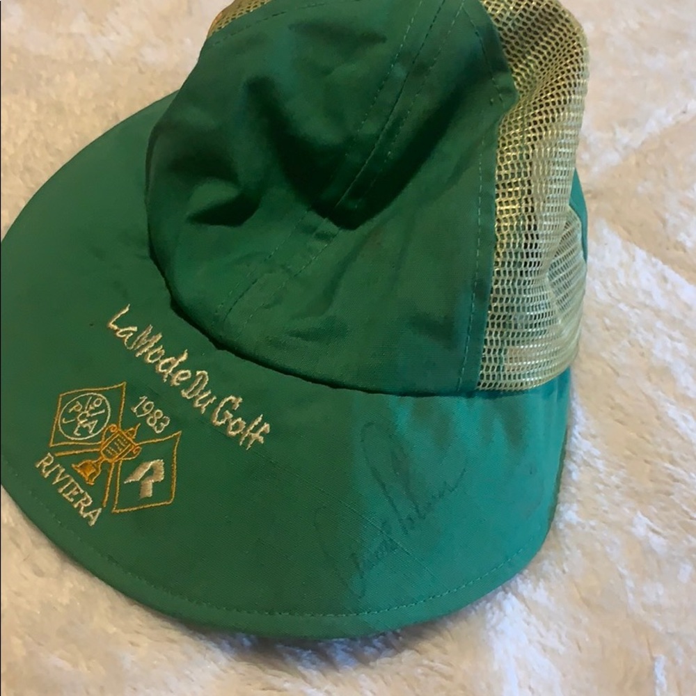 Signed Arnold Palmer golf hat